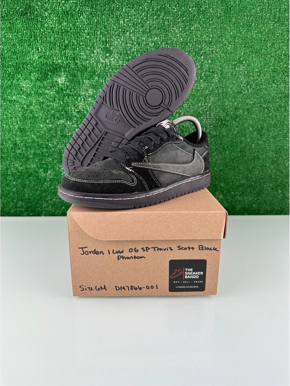 Size 6 - Jordan 1 Retro Low OG SP x Travis Scott Black Phantom